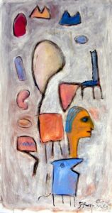 Still life with the things of everyday life 145 x 75 cm 2007 | Reinhard Stammer | reinhard-stammer.com