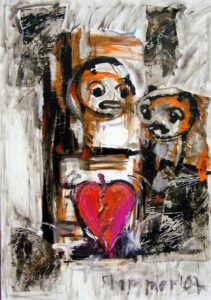 The broken heart 70 x 100 cm 2007 | Reinhard Stammer | reinhard-stammer.com