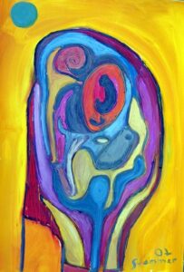 Prenatal color rush 100 x 70 cm 2007 | Reinhard Stammer | reinhard-stammer.com