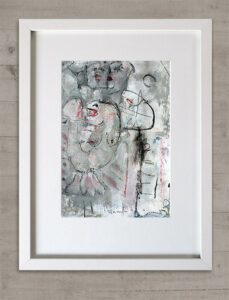 untitled-, mixed media on paper, 27x19cm, 2014Universal Woman 50 x 30 cm 2014 | Reinhard Stammer | reinhard-stammer.com