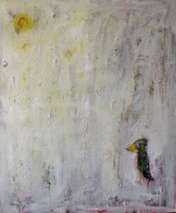 Little bird 110 x 100 cm 2011 sold | Reinhard Stammer | reinhard-stammer.com