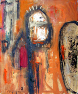 Sag was! 100 x 120 cm 2008 | Abstract Painting | Reinhard Stammer |