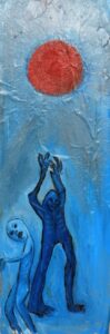 Sonnensturm 30 x 80 cm 2012 sold | Reinhard Stammer | reinhard-stammer.com