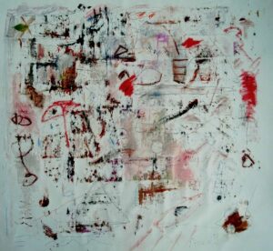 Memory of lost cultures 140 x 140 cm 2019 | Reinhard Stammer | reinhard-stammer.com