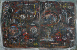 Another dirty painting 100 x 150 cm 2012 sold | Reinhard Stammer | reinhard-stammer.com