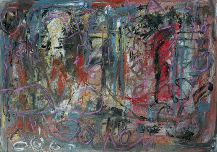 Dirty painting 100 x 150 cm 2012 | Reinhard Stammer | reinhard-stammer.com