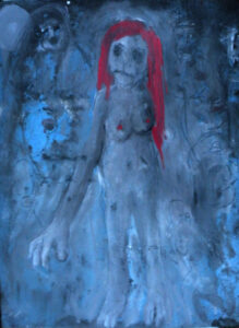 Dreams of a red-haired girl 30 x 40 cm 2012 sold | Reinhard Stammer | reinhard-stammer.com