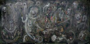 Party in the jungle 60 x 120 cm 2013 | Reinhard Stammer | reinhard-stammer.com