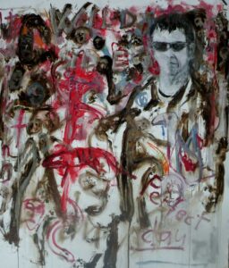 Take a walk on the wild side RiP 200 x 200 cm 2013 — mit Lou Reed. | Reinhard Stammer | reinhard-stammer.com