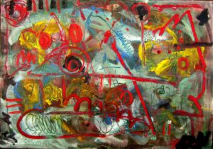 Tormented colors 70 x 100 cm 2015 | Reinhard Stammer | reinhard-stammer.com