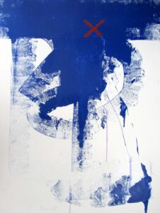 "Place the X !" 120 x 90 cm 2015 | Reinhard Stammer | reinhard-stammer.com