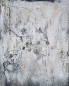Powered by Nick Caves "Skeleton Tree" 150 x 120 cm 2017 | Reinhard Stammer | reinhard-stammer.com