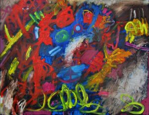 Colors in an empty room 70 x 90 cm 2017 | Reinhard Stammer | reinhard-stammer.com