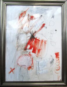 Meditation 60 x 50 cm on paper 2018 | Reinhard Stammer | reinhard-stammer.com