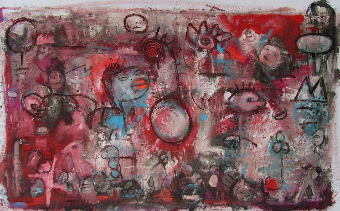 Waiting for a kiss 100 x 160 cm 2014 Small