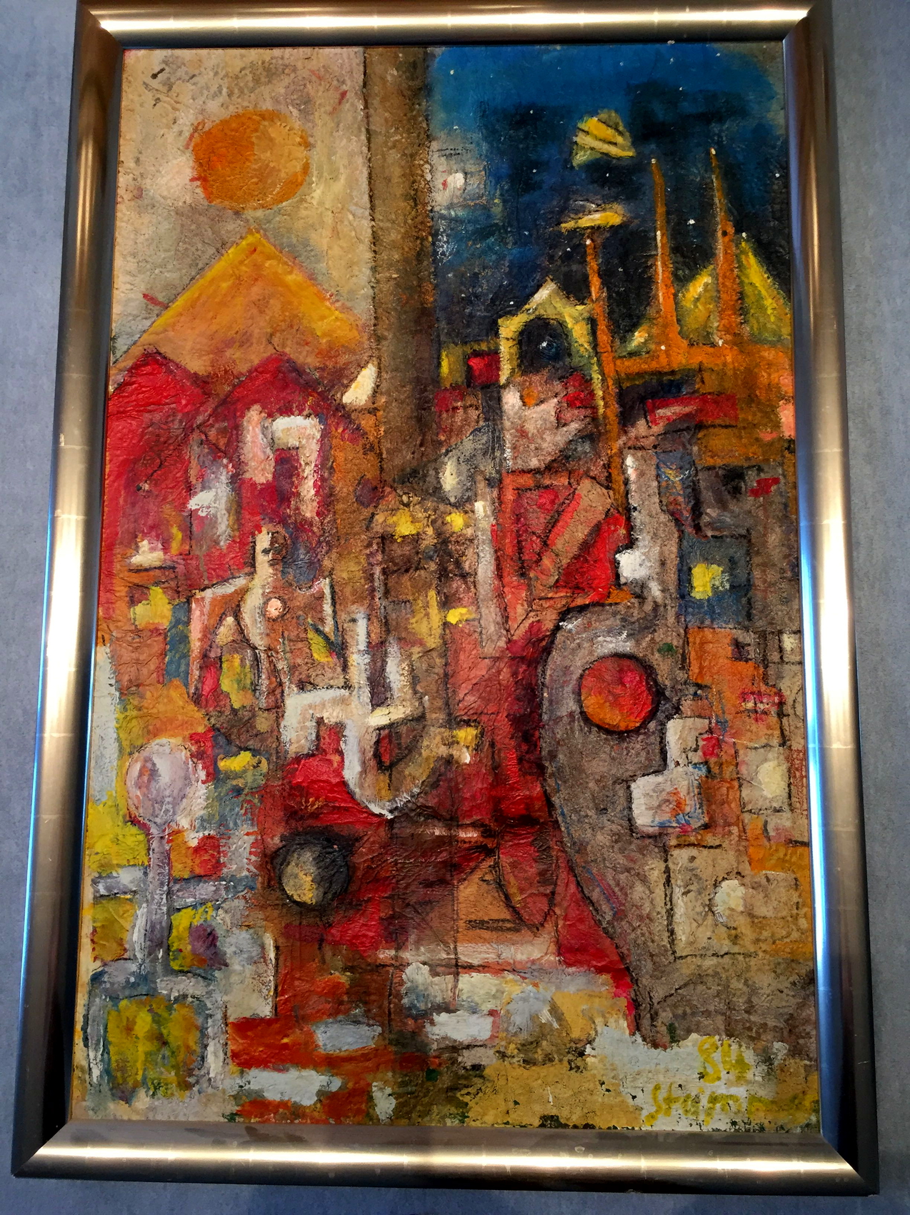 Tenochtitlan 150 x 100 cm 2000 sold | Reinhard Stammer | reinhard-stammer.com