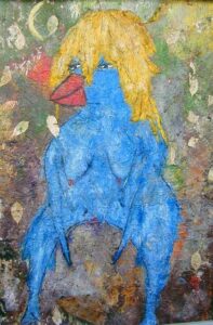 Birdwoman 80 x 120 cm 1985 | Reinhard Stammer | reinhard-stammer.com