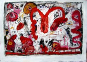 In utero (anatomically incorrect) 50 x 70 cm on paper 2017 | Reinhard Stammer | reinhard-stammer.com