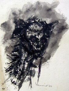 Black Cat 30 x 40 cm 1970 | Reinhard Stammer | reinhard-stammer.com