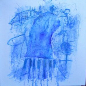 Something in blue 40 x 40 cm 2015 | Reinhard Stammer | reinhard-stammer.com