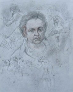 In honor Goya 40 x 30 cm 2015 | Reinhard Stammer | reinhard-stammer.com |