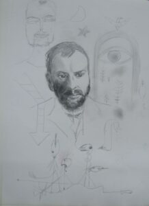 In honor Klee 40 x 30 cm 2015 | Reinhard Stammer | reinhard-stammer.com |
